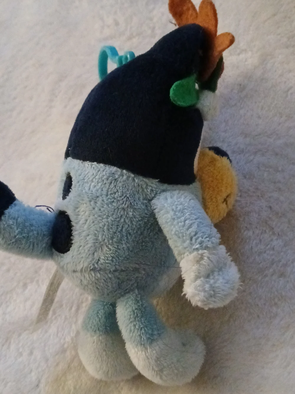 💚  BLUEY Plush Bag Charm Keychain with Reindeer Antler
